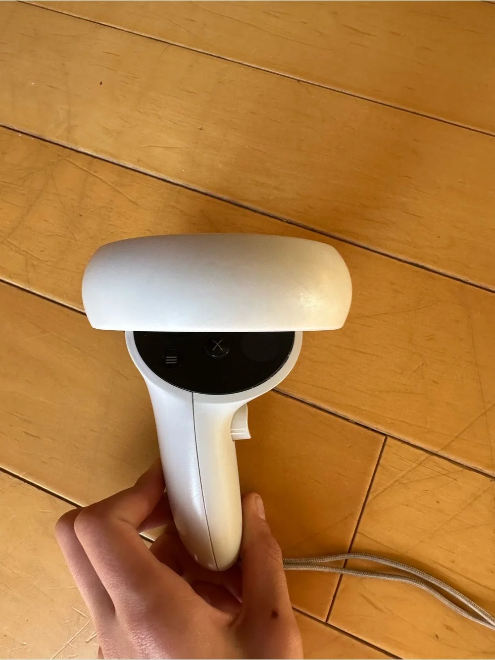 White VR Headset and Controllers Charging Stand with Cable